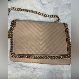 Aldo Cream Crossbody bag with chain